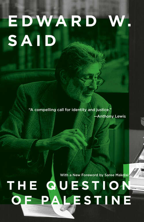 Book cover of The Question of Palestine