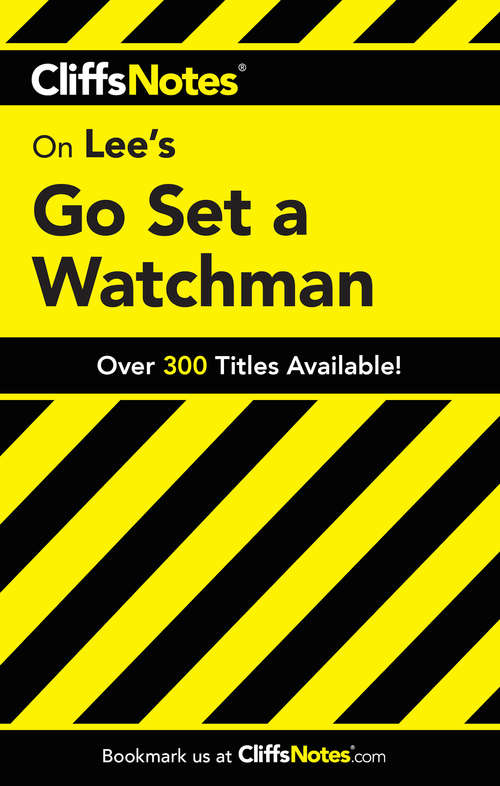 Book cover of CliffsNotes on Lee's Go Set a Watchman