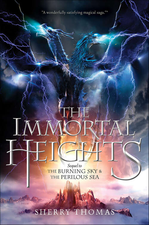 Book cover of The Immortal Heights (The Elemental Trilogy #3)