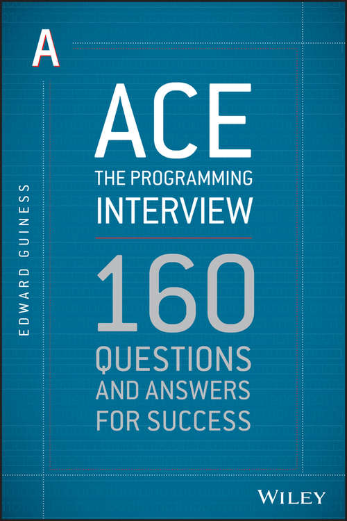 Book cover of Ace the Programming Interview