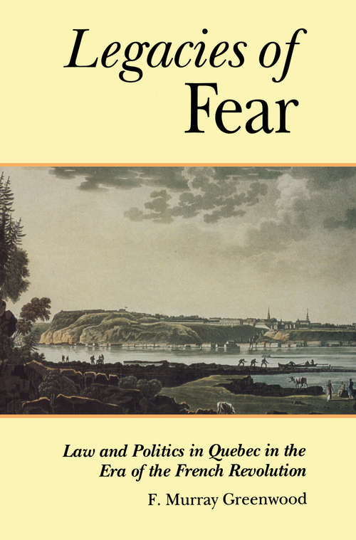 Book cover of The Legacies of Fear