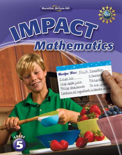Book cover of Impact Mathematics: Grade 5