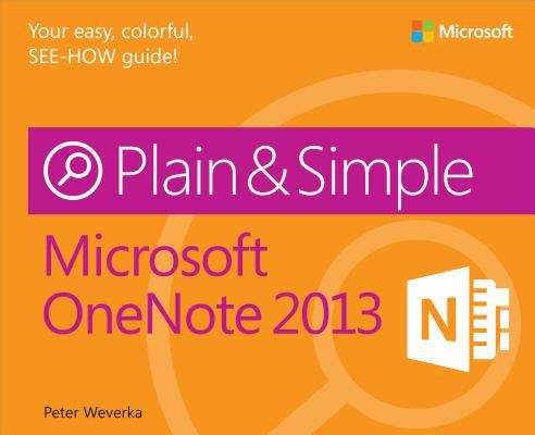 Book cover of Microsoft OneNote 2013 Plain & Simple
