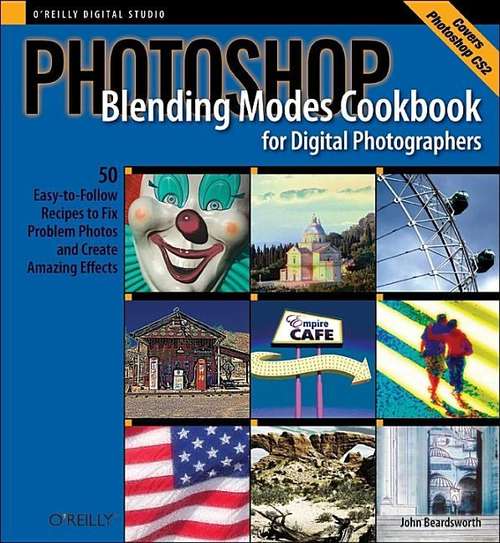 Book cover of Photoshop Blending Modes Cookbook