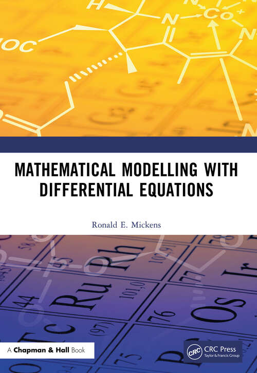 Book cover of Mathematical Modelling with Differential Equations