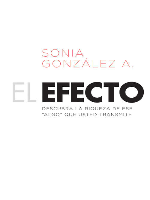 Book cover of El efecto