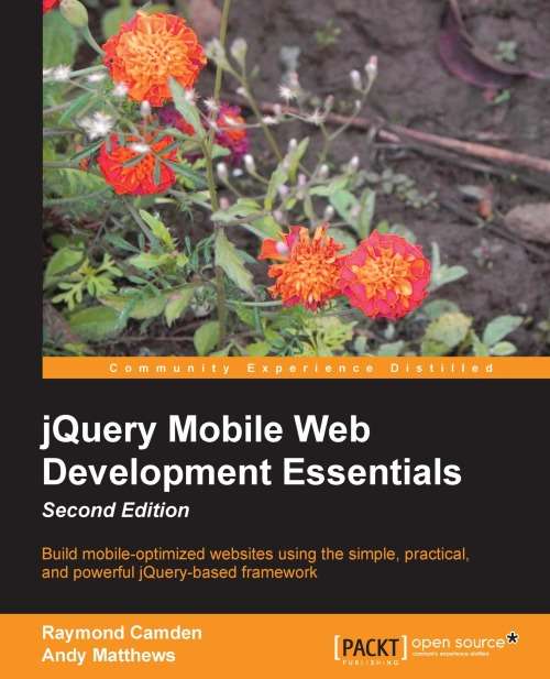 Book cover of jQuery Mobile Web Development Essentials, Second Edition
