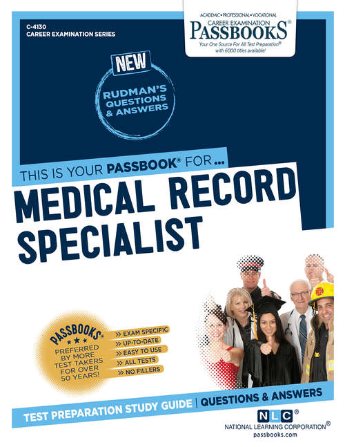 Book cover of Medical Records Specialist: Passbooks Study Guide (Career Examination Series)