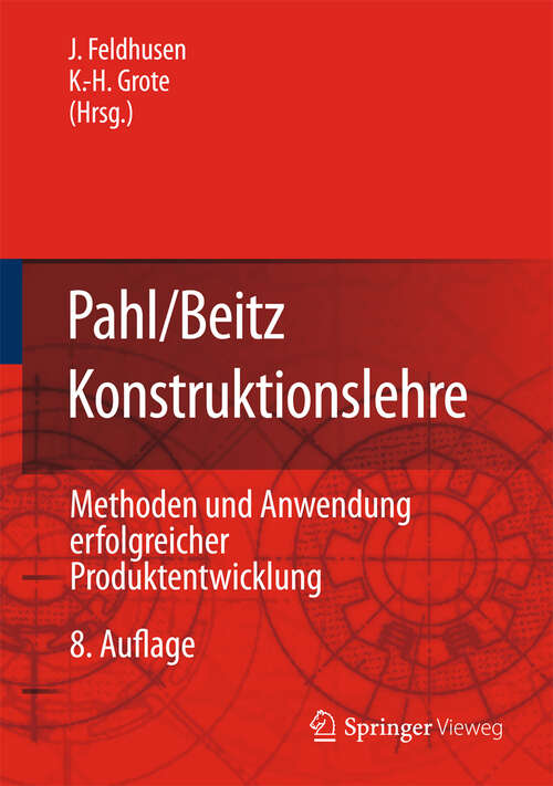 Book cover of Pahl/Beitz Konstruktionslehre