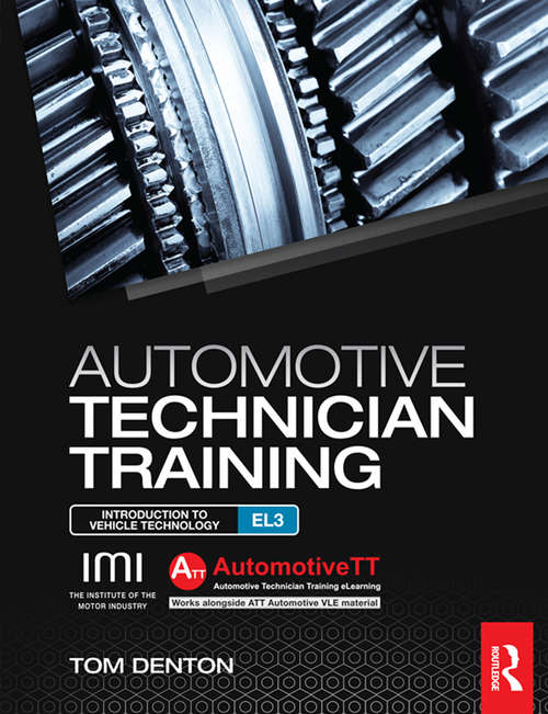 Book cover of Automotive Technician Training: Introduction to Light Vehicle Technology (Level 3)