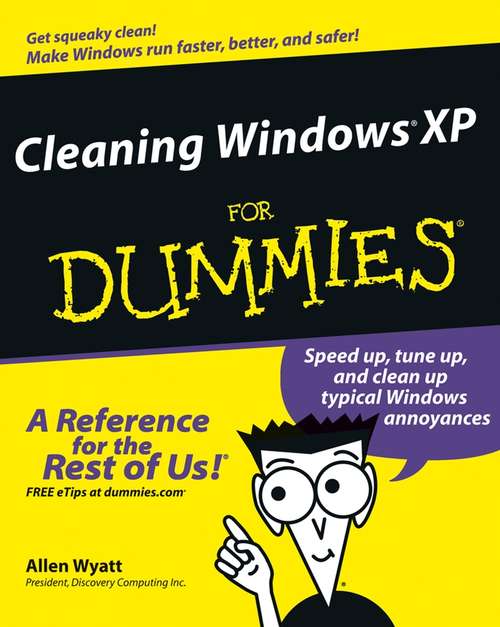 Book cover of Cleaning Windows XP For Dummies