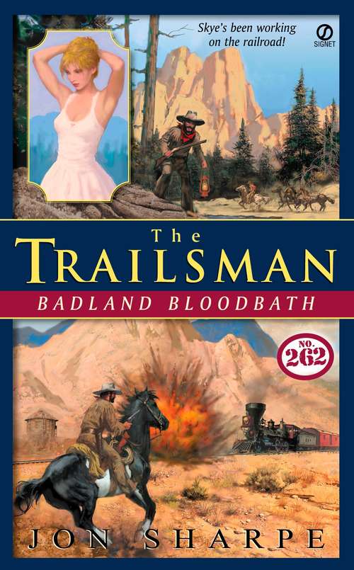 Book cover of Trailsman #262: Badland Bloodbath