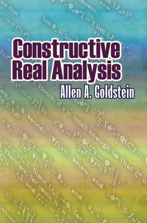 Book cover of Constructive Real Analysis