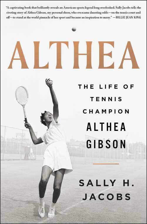 Book cover of Althea: The Life of Tennis Champion Althea Gibson