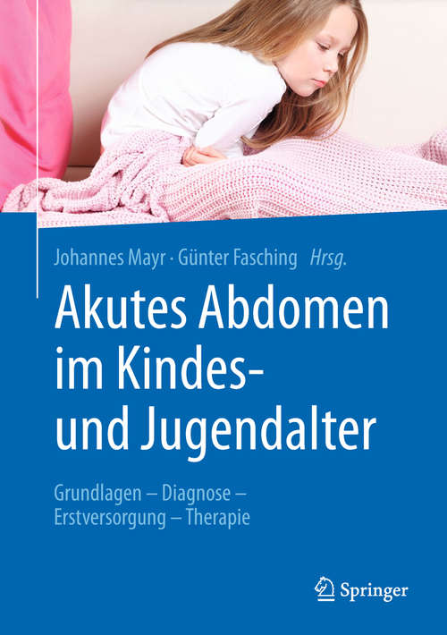 Cover image of Akutes Abdomen im Kindes- und Jugendalter