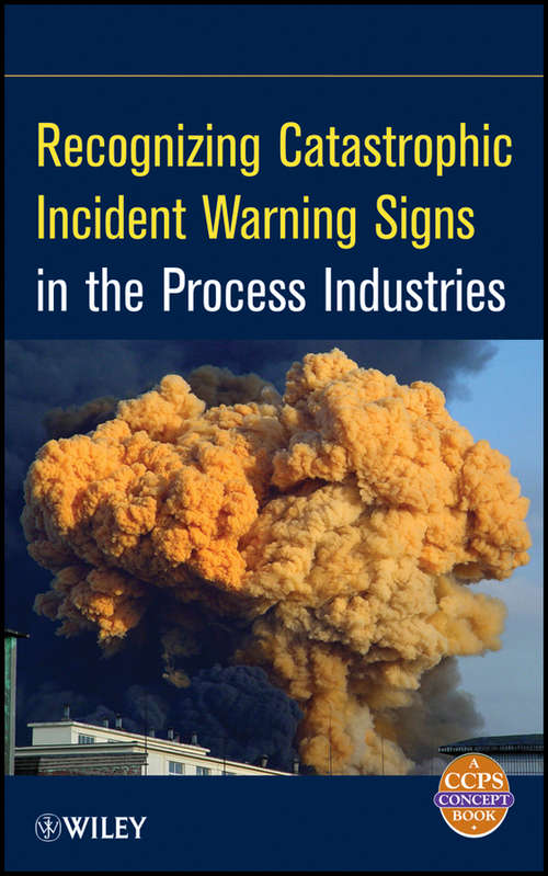 Book cover of Recognizing Catastropic Incident Warning Signs