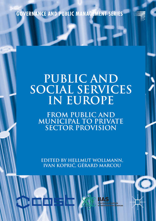 Book cover of Public and Social Services in Europe
