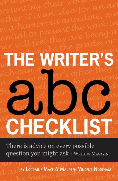 Book cover of The Writer's ABC Checklist
