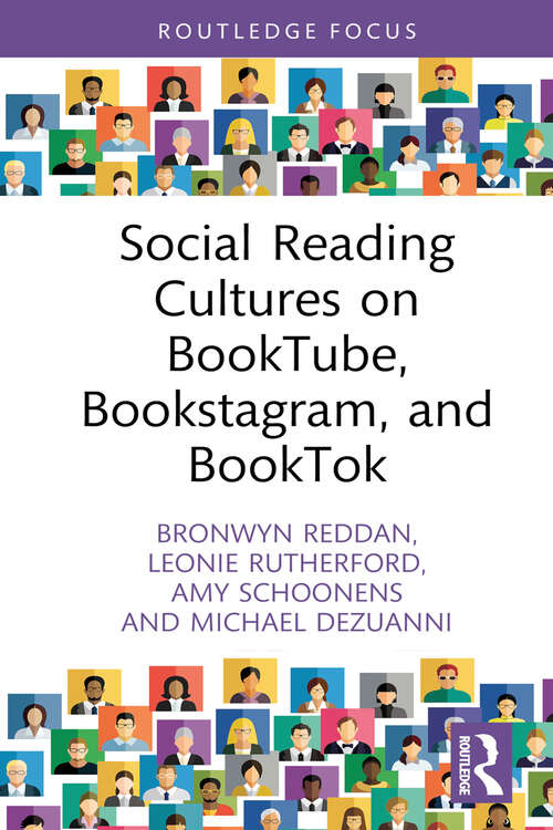 Book cover of Social Reading Cultures on BookTube, Bookstagram, and BookTok