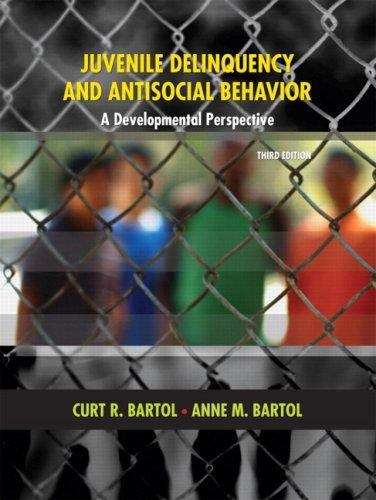 Book cover of Juvenile Delinquency and Antisocial Behavior: A Developmental Perspective