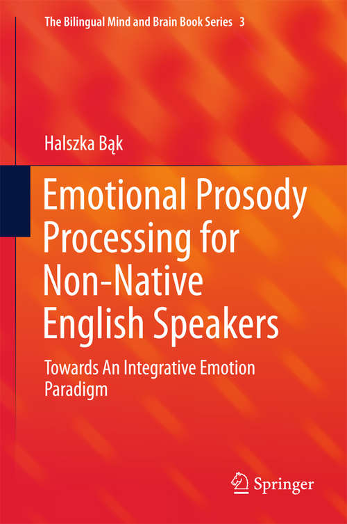 Book cover of Emotional Prosody Processing for Non-Native English Speakers