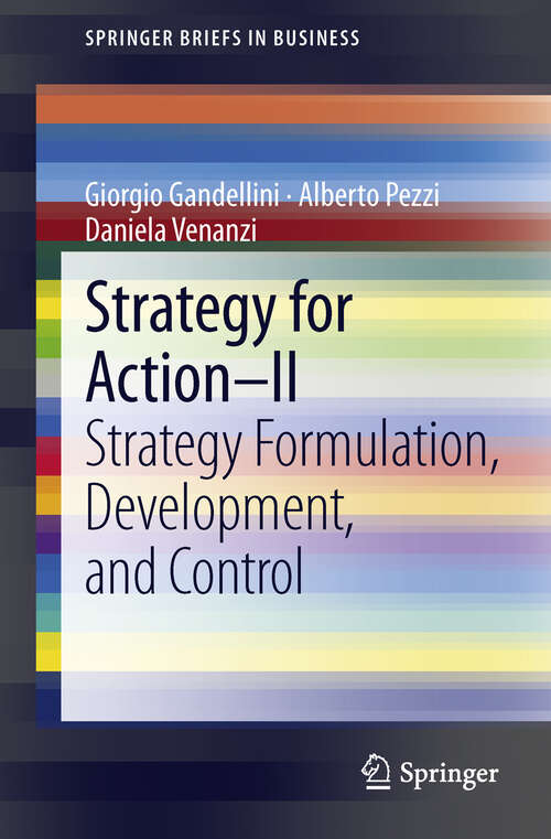 Book cover of Strategy for Action – I