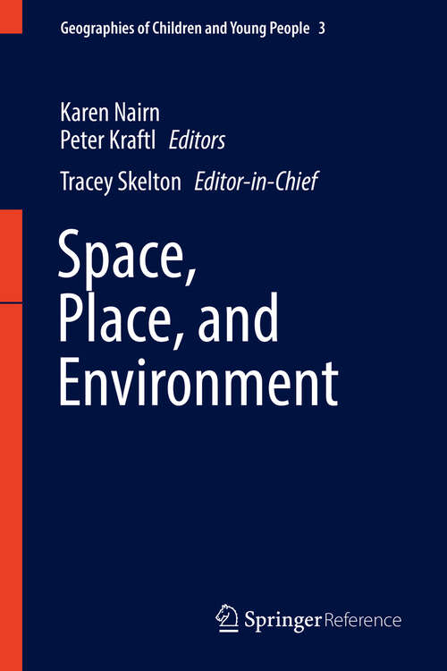 Book cover of Space, Place, and Environment