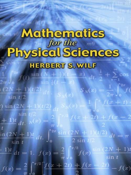 Book cover of Mathematics for the Physical Sciences