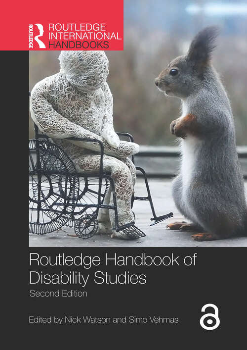 Book cover of Routledge Handbook of Disability Studies (2)