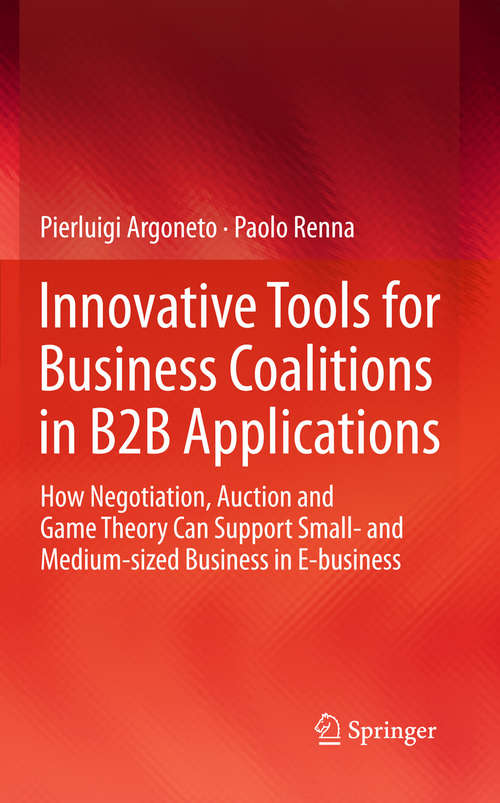 Book cover of Innovative Tools for Business Coalitions in B2B Applications