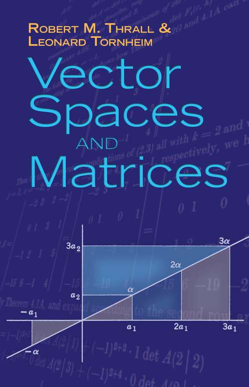 Book cover of Vector Spaces and Matrices
