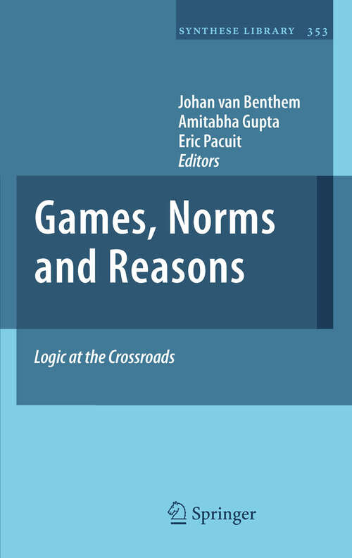 Book cover of Games, Norms and Reasons