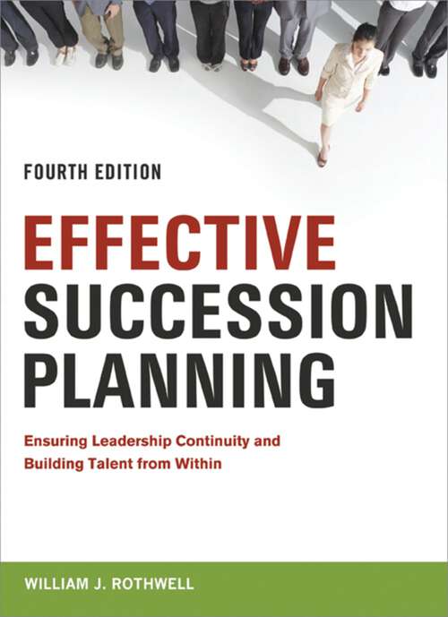 Book cover of Effective Succession Planning