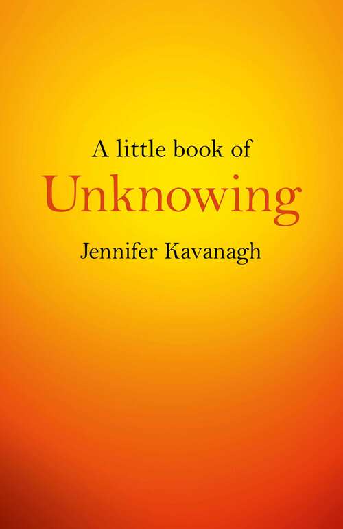 Book cover of A Little Book of Unknowing