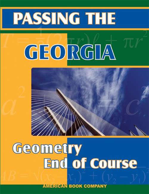 Book cover of Passing the Georgia Geometry End of Course Test