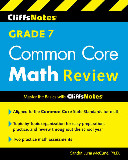 Book cover of CliffsNotes Grade 6 Common Core Math Review