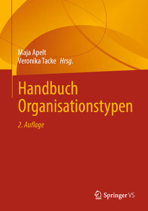 Book cover of Handbuch Organisationstypen (2. Aufl. 2023)