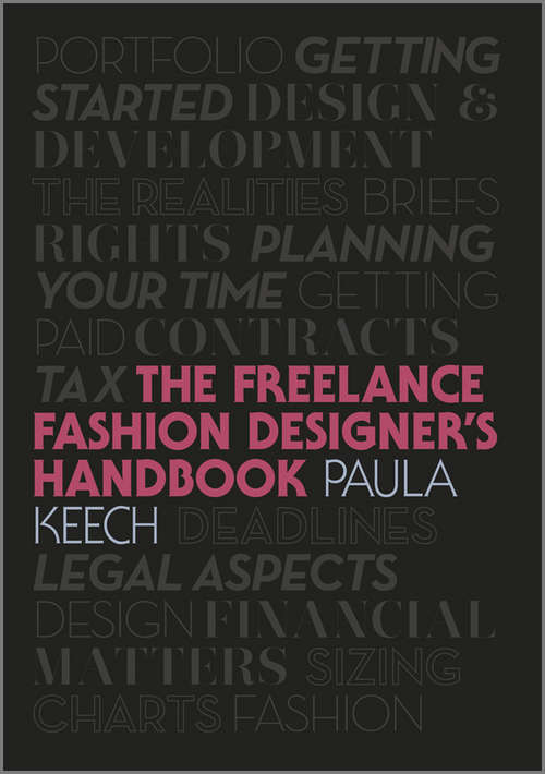 Book cover of Freelance Fashion Designer's Handbook