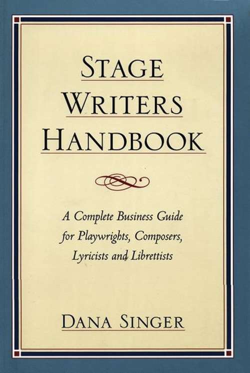 Book cover of Stage Writers Handbook