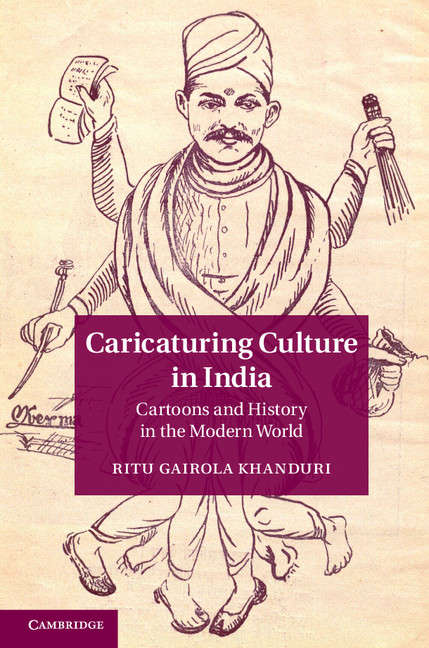 Book cover of Caricaturing Culture in India