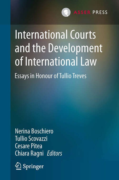 Book cover of International Courts and the Development of International Law