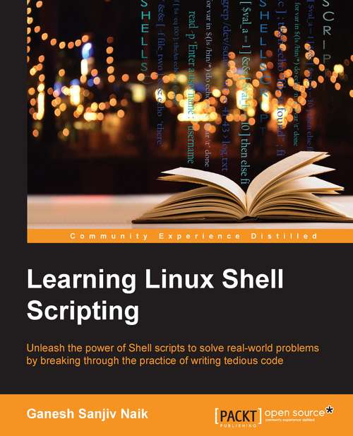 Book cover of Learning Linux Shell Scripting