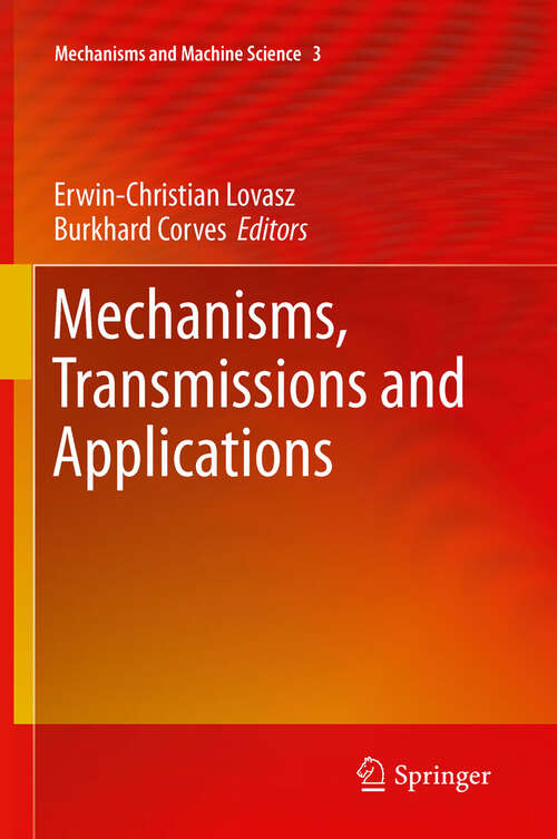 Book cover of Mechanisms, Transmissions and Applications