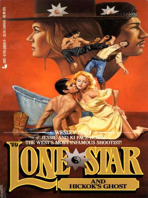 Book cover of Lone Star and the Hickok's Ghost (Lone Star #70)