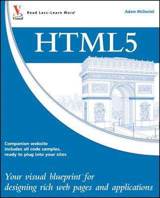 Book cover of HTML5: Your visual blueprint for designing rich web pages and applications