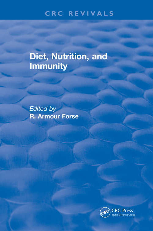 Book cover of Diet Nutrition and Immunity