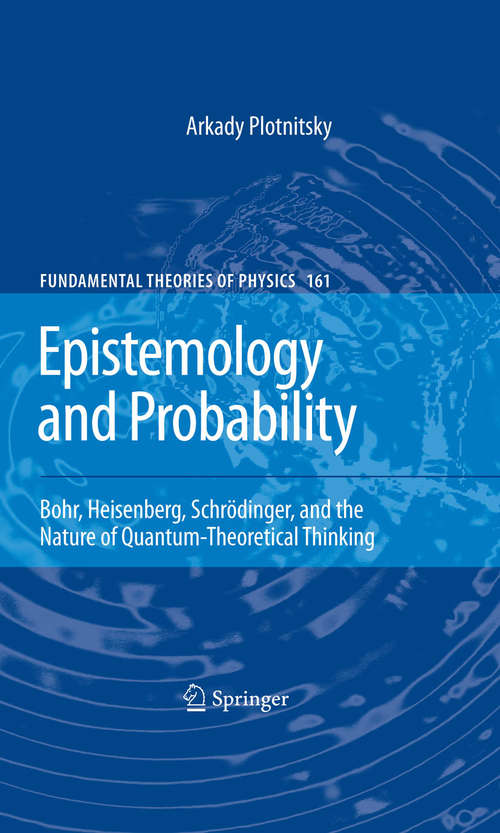 Book cover of Epistemology and Probability
