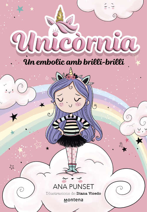 Book cover of Unicòrnia 1 - Un embolic amb brilli-brilli: Primeres lectures en català (Unicòrnia: Volumen 1)