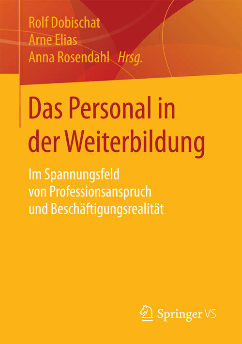 Book cover of Das Personal in der Weiterbildung