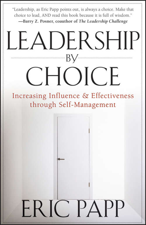 Book cover of Leadership by Choice